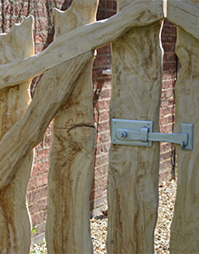Bespoke Gates for Field - Yorkshire Hurdles: Woodland Management and Craft