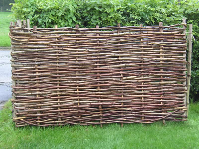 Garden Fencing on Yorkshire Hurdles  Bespoke Hand Made Garden Fencing And Gates